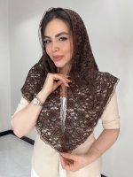مینی اسکارف گیپور مخمل کد3049 - Image 10