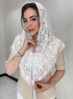 مینی اسکارف گیپور مخمل کد3049 - Image 9