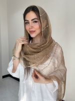 شال حریر نخ ابریشم سنگشور کد3050 - Image 4