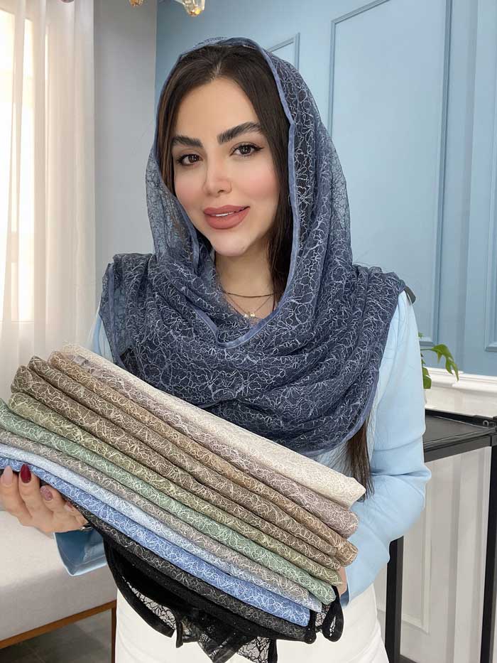 شال گیپور شاین دار وارداتی کد 1082