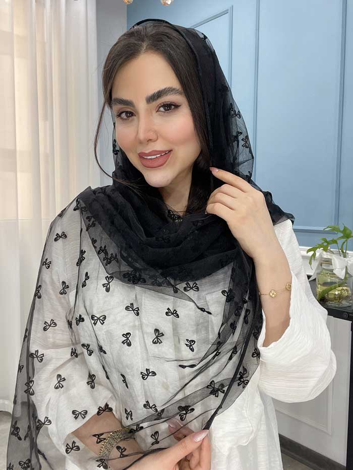 شال حریر مخمل وارداتی کد1096