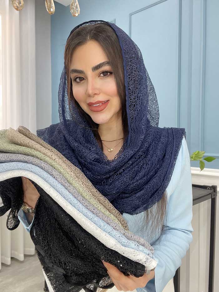 شال گیپور شاین دار وارداتی کد 1099