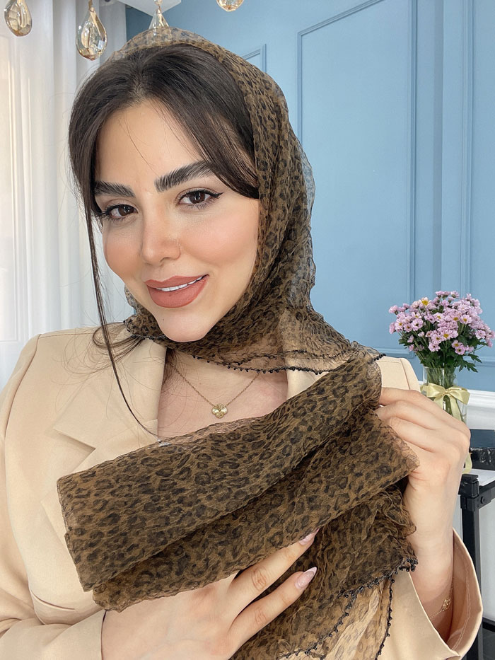 مینی اسکارف پلنگی 2059