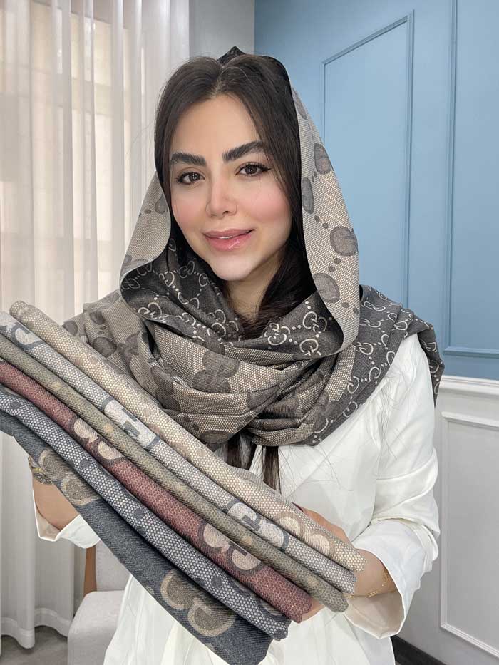 شال کشمیر دورو مستر کوالیتی وارداتی کد 1077