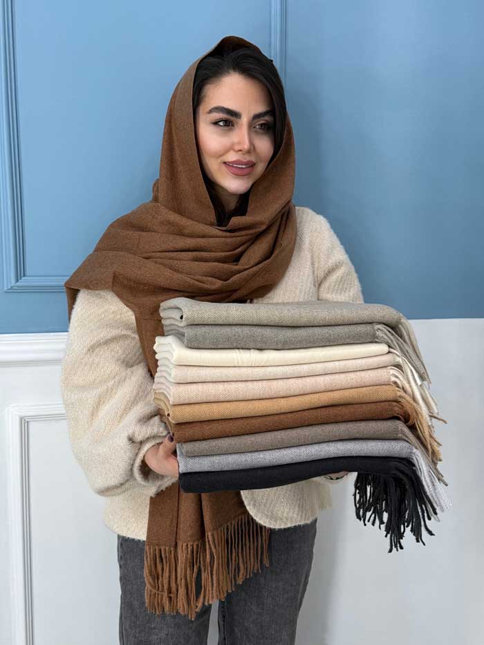 شال موهر کوبیده وارداتی کد 1043