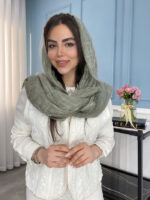 شال نخ حریر ارگانزا دولایه کد2061 - Image 9