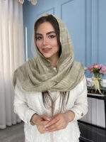 شال نخ حریر ارگانزا دولایه کد2061 - Image 8