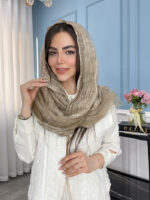 شال نخ حریر ارگانزا دولایه کد2061 - Image 6