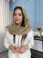 شال نخ حریر ارگانزا دولایه کد2061 - Image 5