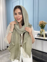 شال کنفی حصیری کد2073(12رنگ) - Image 7