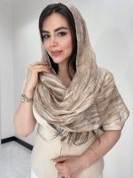 شال نخ حریر ایتالیایی کد 3041 - Image 5