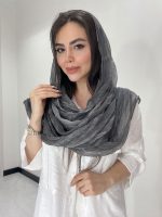 شال نخ حریر ایتالیایی کد 3041 - Image 8