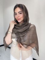 شال نخ حریر ابریشم ارگانزاحصیری کد3051 - Image 21
