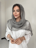 شال حریر دانتل کد3060 - Image 3