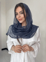 شال حریر دانتل کد3060 - Image 4