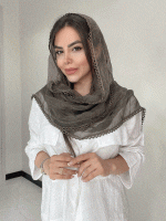 شال حریر دانتل کد3060 - Image 6