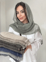 شال حریر دانتل کد3060