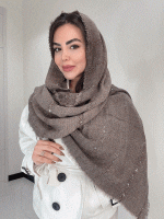 شال پولکدار پاییزه کد3070 - Image 2
