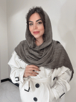 شال نخی پاییزه پولکدار کد3072 - Image 6