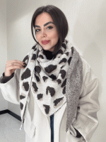 روسری سه گوش موهر کد3073 - Image 7