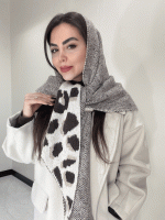 روسری سه گوش موهر کد3073 - Image 16