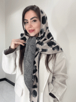 روسری سه گوش موهر کد3073