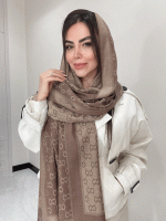 شال کشمیر ژاکارد دورو کد3077 - Image 3